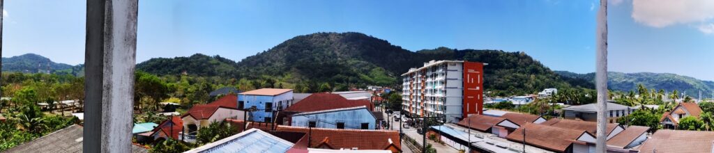 View from the balcony Kathu